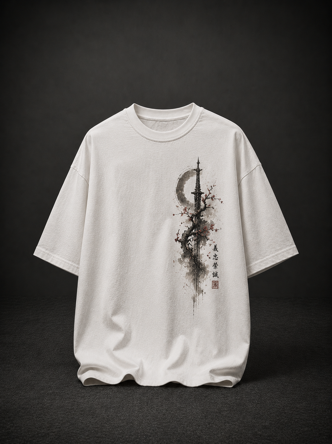 “Silent Katana” Oversized Tee