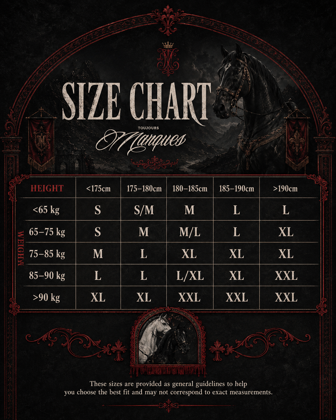Size Chart MORYN